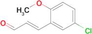 (E)-3-(5-Chloro-2-methoxyphenyl)acrylaldehyde