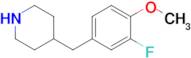 4-(3-Fluoro-4-methoxybenzyl)piperidine