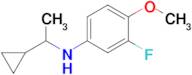 n-(1-Cyclopropylethyl)-3-fluoro-4-methoxyaniline