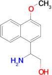 2-Amino-2-(4-methoxynaphthalen-1-yl)ethan-1-ol