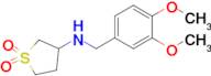 3-((3,4-Dimethoxybenzyl)amino)tetrahydrothiophene 1,1-dioxide