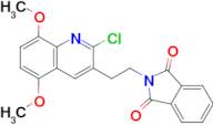 2-(2-(2-Chloro-5,8-dimethoxyquinolin-3-yl)ethyl)isoindoline-1,3-dione
