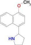 2-(4-Methoxynaphthalen-1-yl)pyrrolidine