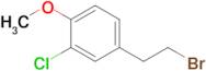 4-(2-Bromoethyl)-2-chloro-1-methoxybenzene