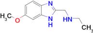 ethyl[(6-methoxy-1H-1,3-benzodiazol-2-yl)methyl]amine