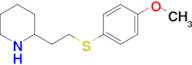 2-(2-((4-Methoxyphenyl)thio)ethyl)piperidine