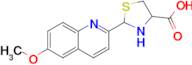 2-(6-Methoxyquinolin-2-yl)thiazolidine-4-carboxylic acid