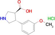 (3s,4r)-4-(3-Methoxyphenyl)pyrrolidine-3-carboxylic acid hydrochloride