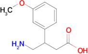 4-Amino-3-(3-methoxyphenyl)butanoic acid