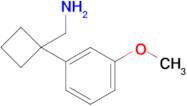 (1-(3-Methoxyphenyl)cyclobutyl)methanamine