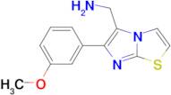 (6-(3-Methoxyphenyl)imidazo[2,1-b]thiazol-5-yl)methanamine