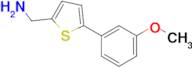 (5-(3-Methoxyphenyl)thiophen-2-yl)methanamine