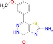 2-amino-7-(3-methoxyphenyl)-4H,5H-[1,3]thiazolo[4,5-d]pyridazin-4-one