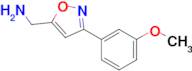 (3-(3-Methoxyphenyl)isoxazol-5-yl)methanamine