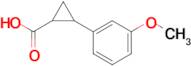 2-(3-Methoxyphenyl)cyclopropane-1-carboxylic acid