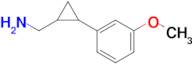 (2-(3-Methoxyphenyl)cyclopropyl)methanamine