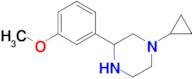1-Cyclopropyl-3-(3-methoxyphenyl)piperazine