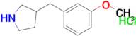 3-(3-Methoxybenzyl)pyrrolidine hydrochloride