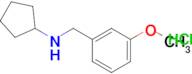 n-(3-Methoxybenzyl)cyclopentanamine hydrochloride