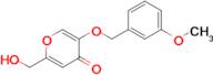 2-(Hydroxymethyl)-5-((3-methoxybenzyl)oxy)-4h-pyran-4-one