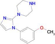 1-(1-(3-Methoxyphenyl)-1h-imidazol-2-yl)piperazine