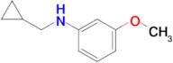 n-(Cyclopropylmethyl)-3-methoxyaniline