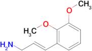 (E)-3-(2,3-Dimethoxyphenyl)prop-2-en-1-amine