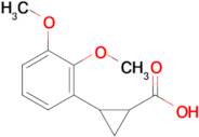 2-(2,3-Dimethoxyphenyl)cyclopropane-1-carboxylic acid