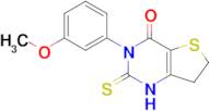 3-(3-Methoxyphenyl)-2-thioxo-2,3,6,7-tetrahydrothieno[3,2-d]pyrimidin-4(1h)-one