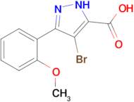 4-bromo-3-(2-methoxyphenyl)-1H-pyrazole-5-carboxylic acid