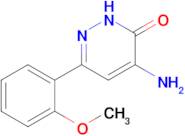 4-amino-6-(2-methoxyphenyl)-2,3-dihydropyridazin-3-one