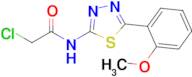 2-Chloro-N-(5-(2-methoxyphenyl)-1,3,4-thiadiazol-2-yl)acetamide