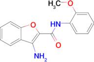 3-Amino-N-(2-methoxyphenyl)benzofuran-2-carboxamide