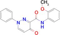 n-(2-Methoxyphenyl)-4-oxo-1-phenyl-1,4-dihydropyridazine-3-carboxamide