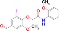 2-(4-Formyl-2-iodo-6-methoxyphenoxy)-N-(2-methoxyphenyl)acetamide