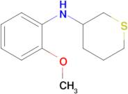 n-(2-Methoxyphenyl)tetrahydro-2h-thiopyran-3-amine