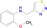 n-((1,2,3-Thiadiazol-4-yl)methyl)-2-methoxyaniline