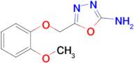 5-[(2-methoxyphenoxy)methyl]-1,3,4-oxadiazol-2-amine