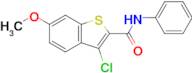 3-Chloro-6-methoxy-N-phenylbenzo[b]thiophene-2-carboxamide