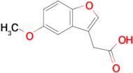 2-(5-Methoxybenzofuran-3-yl)acetic acid