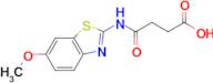 4-((6-Methoxybenzo[d]thiazol-2-yl)amino)-4-oxobutanoic acid