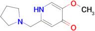 5-Methoxy-2-(pyrrolidin-1-ylmethyl)pyridin-4(1h)-one