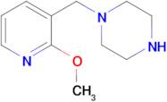 1-((2-Methoxypyridin-3-yl)methyl)piperazine
