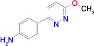 4-(6-Methoxypyridazin-3-yl)aniline