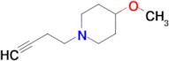 1-(But-3-yn-1-yl)-4-methoxypiperidine