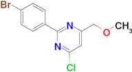 2-(4-Bromophenyl)-4-chloro-6-(methoxymethyl)pyrimidine