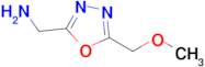 (5-(Methoxymethyl)-1,3,4-oxadiazol-2-yl)methanamine