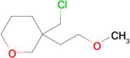 3-(Chloromethyl)-3-(2-methoxyethyl)tetrahydro-2h-pyran