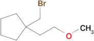 1-(Bromomethyl)-1-(2-methoxyethyl)cyclopentane