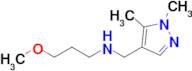 n-((1,5-Dimethyl-1h-pyrazol-4-yl)methyl)-3-methoxypropan-1-amine